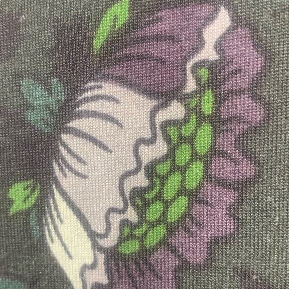 Brand New LulaRoe Green and Purple floral dress - Picture 8 of 9